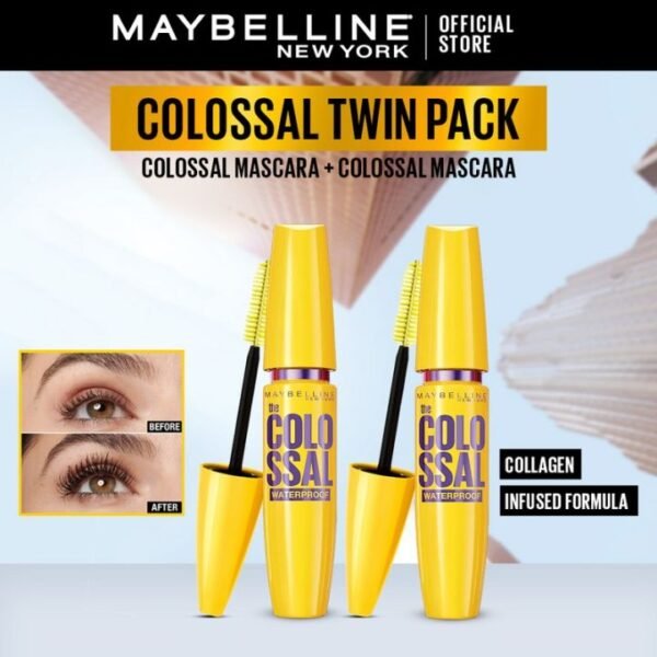 Maybelline New York Colossal Volume Express Mascara - 100% Black - Image 2