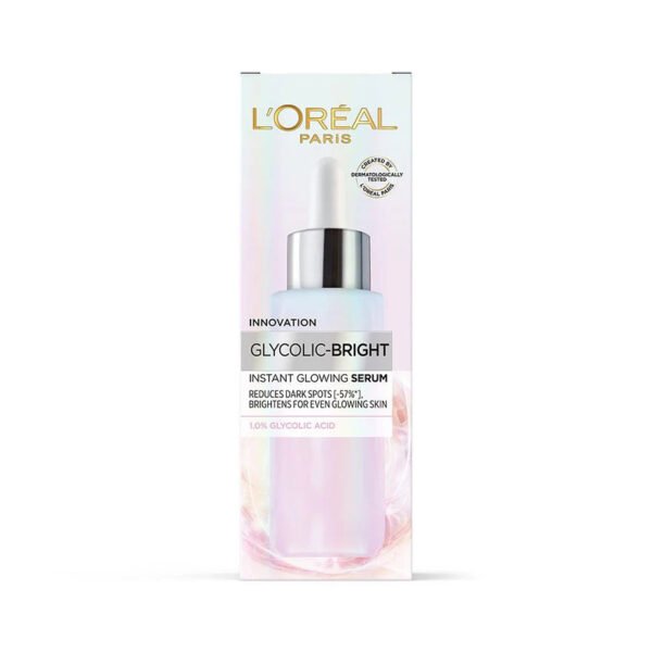 Loreal Paris Glycolic Bright Instant Glowing Face Serum 30Ml - Image 2